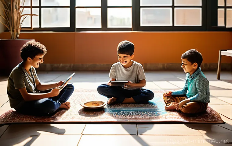 미미의 글로벌 성공을 위한 요소 - **Prompt: AI & Technology for Understanding Audiences**
    "A serene and highly focused Arab woman,...