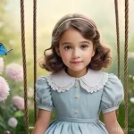 미미 캐릭터의 트렌드 변화 - **Prompt 1: Classic Mimi - Innocent Beginnings**
    "A charming, innocent young girl named Mimi, de...