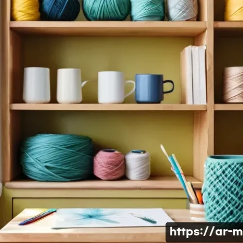 미미와 DIY 콘텐츠 제작 - **Prompt 1: Inspired Creator in a Cozy Craft Studio**
    "A bright and inviting image of a young ad...