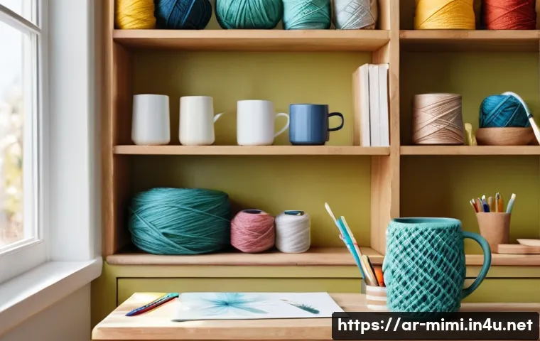 미미와 DIY 콘텐츠 제작 - **Prompt 1: Inspired Creator in a Cozy Craft Studio**
    "A bright and inviting image of a young ad...