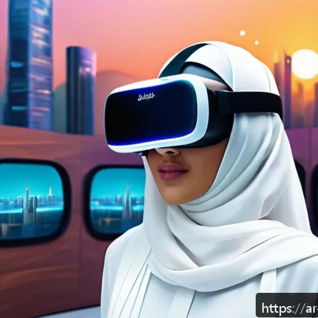 미미의 팬덤 문화 영향 - A vibrant digital art studio scene set in a modern Middle Eastern city, featuring a young Arab femal...