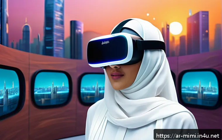 미미의 팬덤 문화 영향 - A vibrant digital art studio scene set in a modern Middle Eastern city, featuring a young Arab femal...